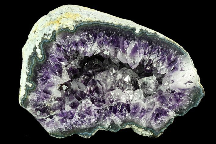 Wide, Purple Amethyst Geode - Uruguay #123830